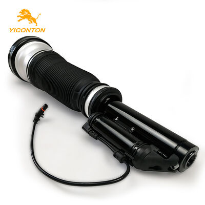 Le système de freinage de l'essieu avant gauche/droite est équipé d'un support de suspension pneumatique.