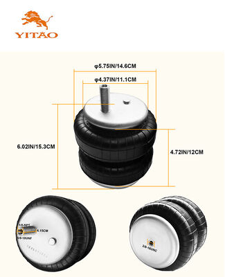 Kit de suspension à ressort pneumatique Adapté à la Toyota Tundra 2WD/4WD W217602445 TR2445 2007-2021