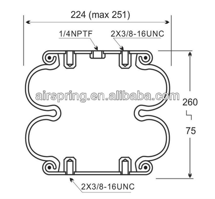 Ressort pneumatique FD20019320 industriel