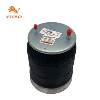 Un équipement de suspension pour camions équipé d'un double ressort aérien enveloppé.