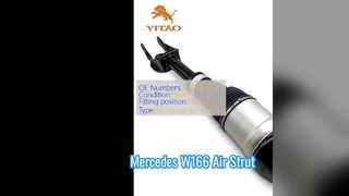Jambe de suspension pneumatique Mercedes W166 avant droite